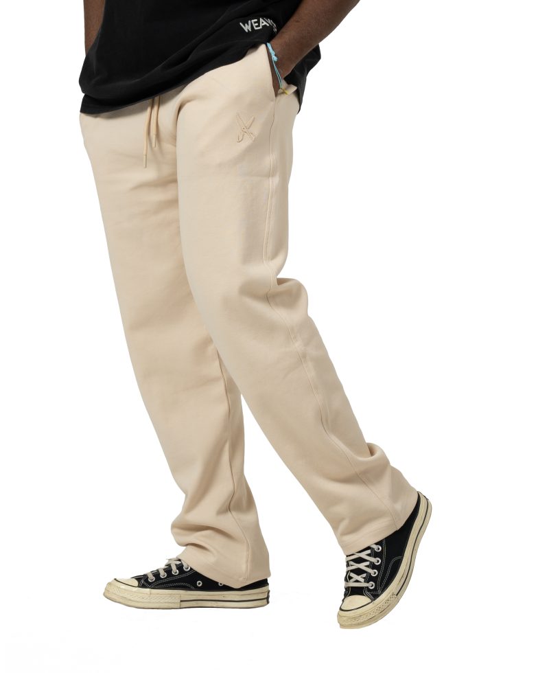 Pants zigzag logo - Beige Pants zigzag logo - Beige