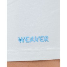 Plain Short with zigzag logo -White