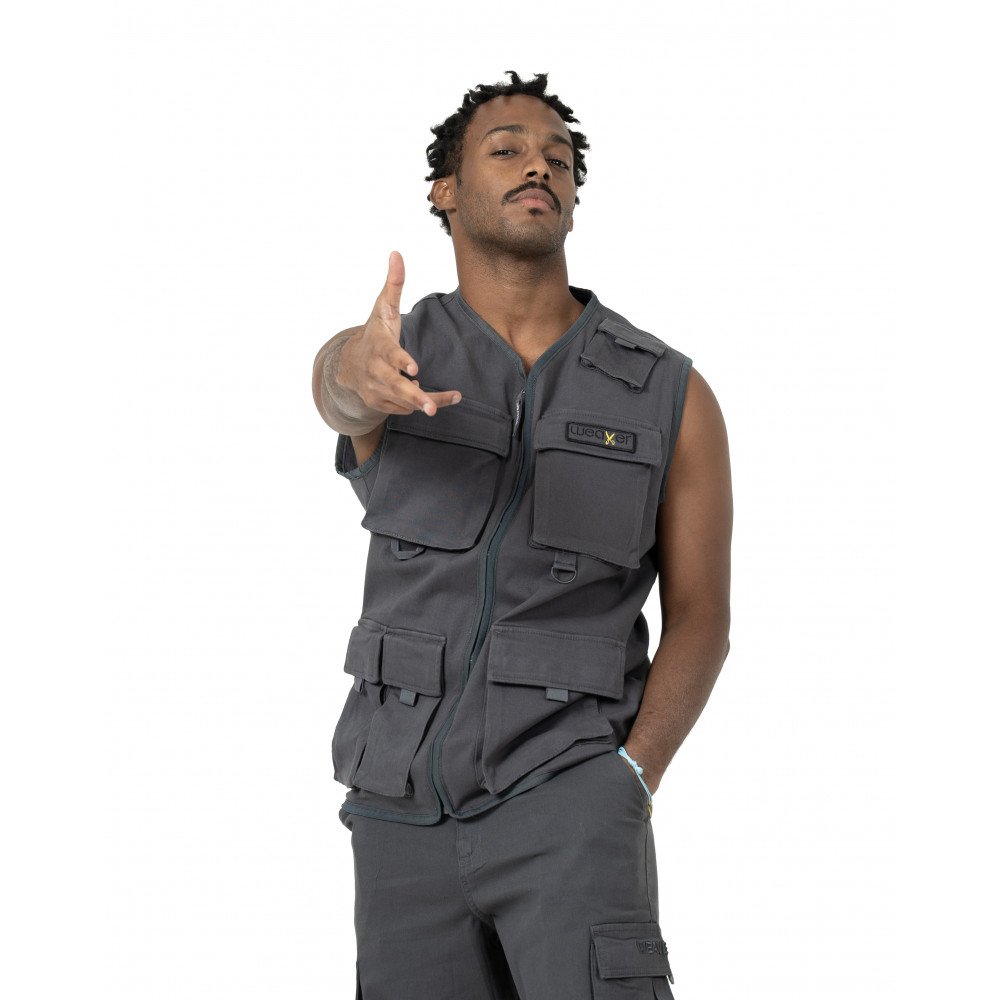 Cargo vest - Gray
