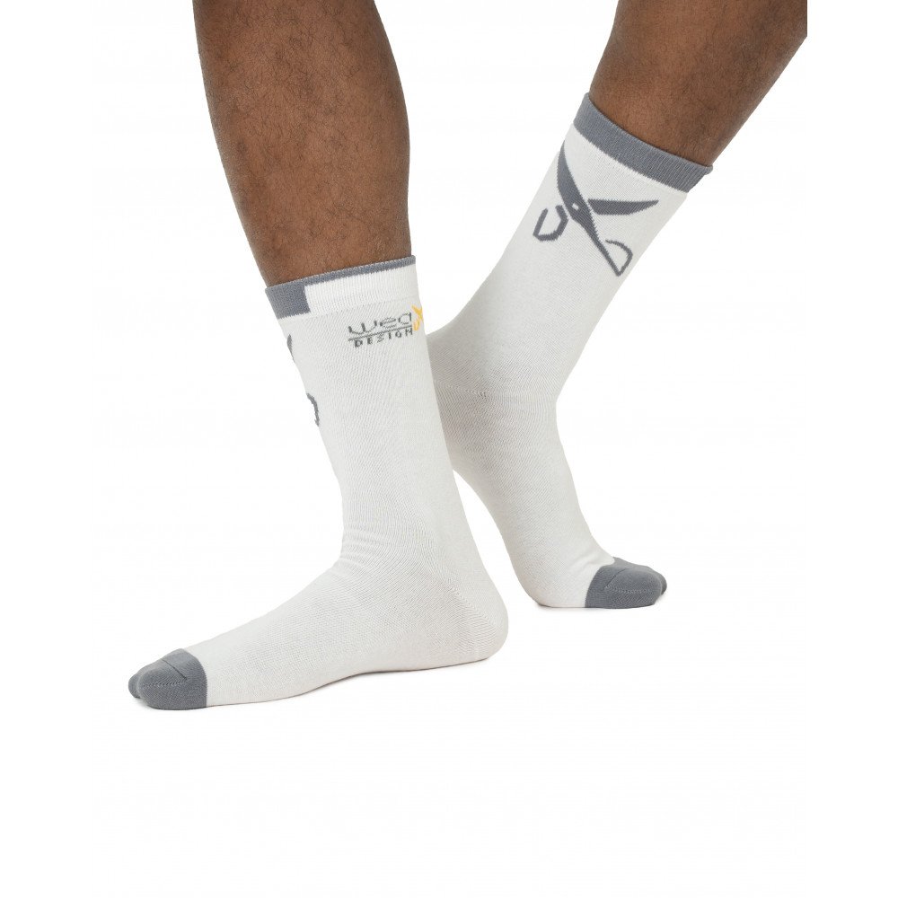 Plain Socks - White
