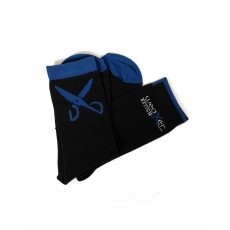 Plain Socks - Black / Blue