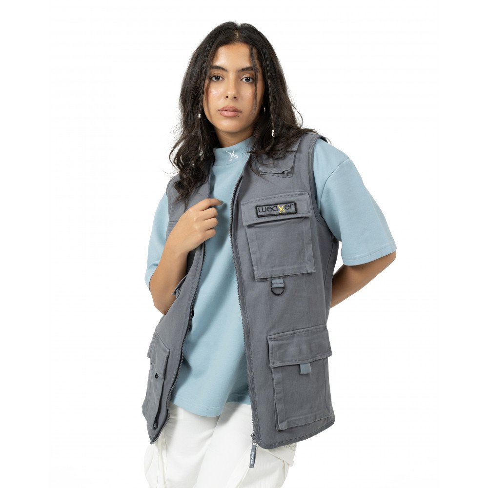 Cargo vest - Light Gray