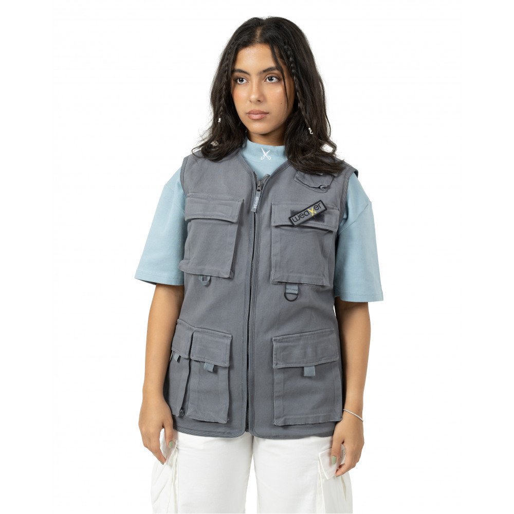 Cargo vest - Light Gray