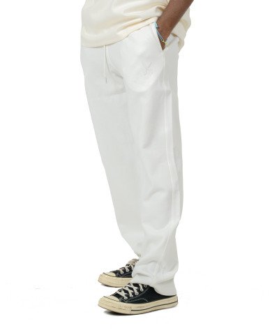 Pants zigzag logo - White