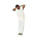 Pants zigzag logo - White