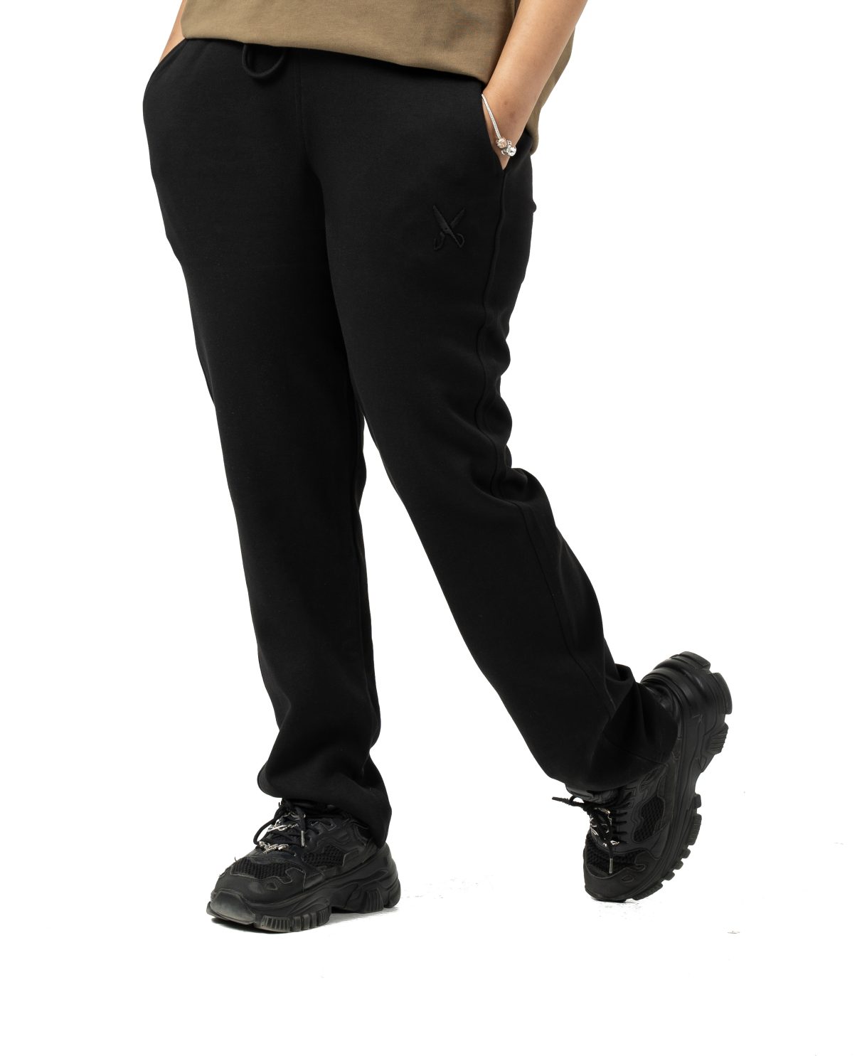 Pants zigzag logo - Black