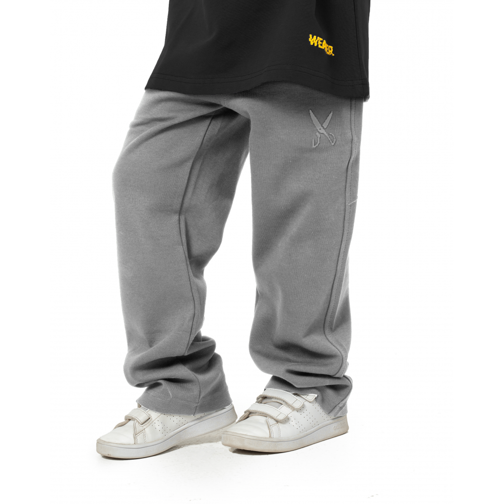 Kids Pants zigzag logo - Gray