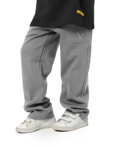 Kids Pants zigzag logo - Gray Kids Pants zigzag logo - Gray
