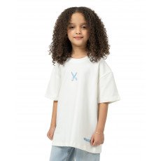 Kids Plain T-shirt zigzag logo - Off White