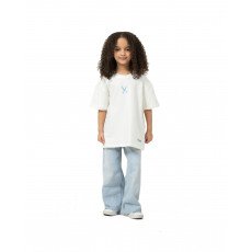 Kids Plain T-shirt zigzag logo - Off White