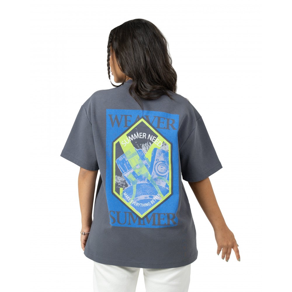 Need summer oversized T-shirt - Gray