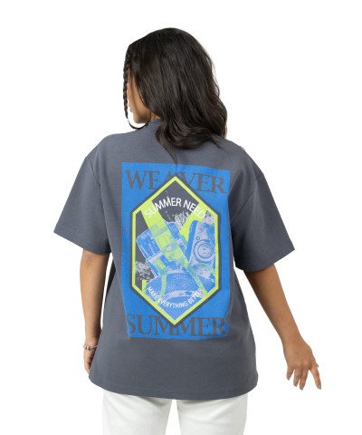 Need summer oversized T-shirt - Gray