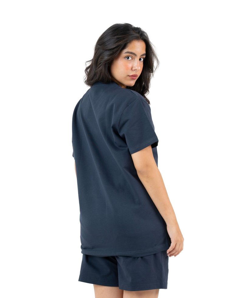 Plain T-shirt with zigzag logo - Gray