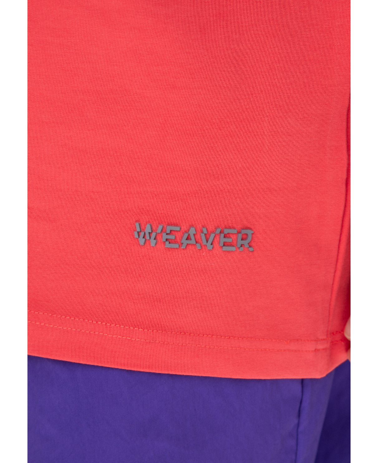 Plain T-shirt with zigzag logo - Coral