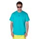 Plain T-shirt with zigzag logo - Turquoise