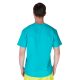 Plain T-shirt with zigzag logo - Turquoise