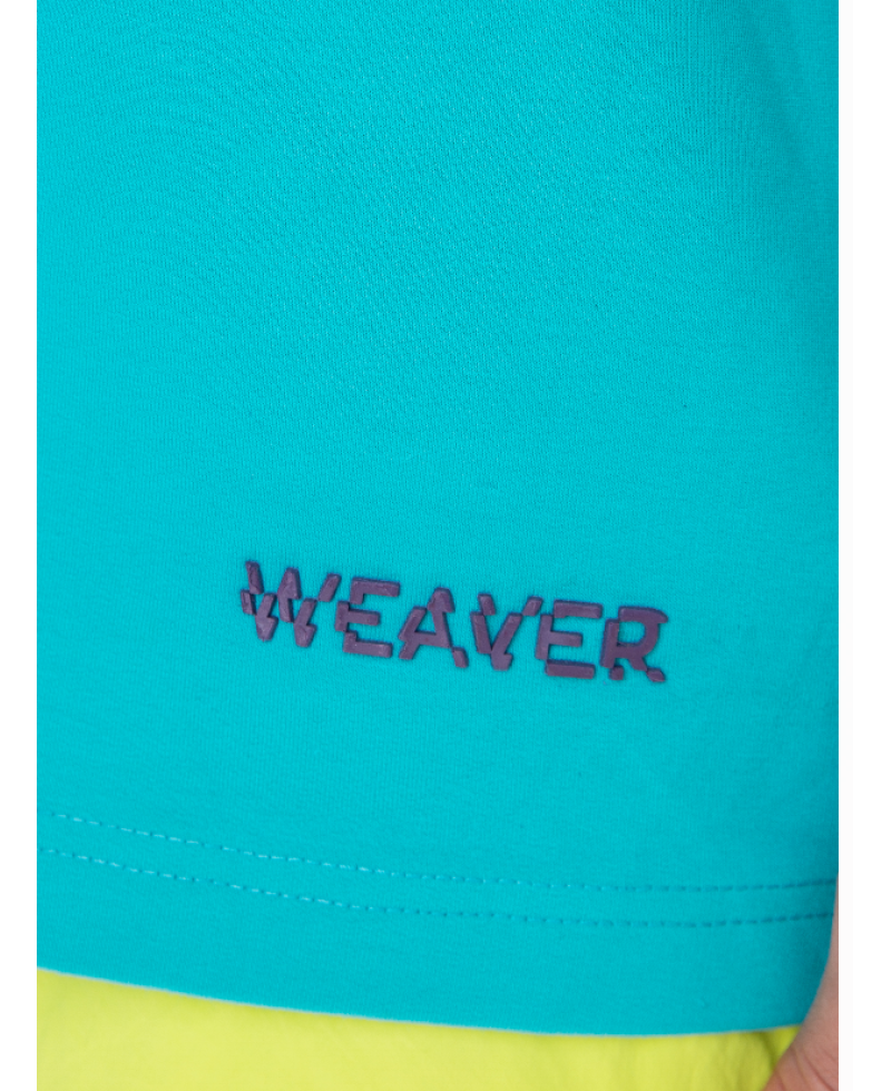 Plain T-shirt with zigzag logo - Turquoise Plain T-shirt with zigzag logo - Turquoise