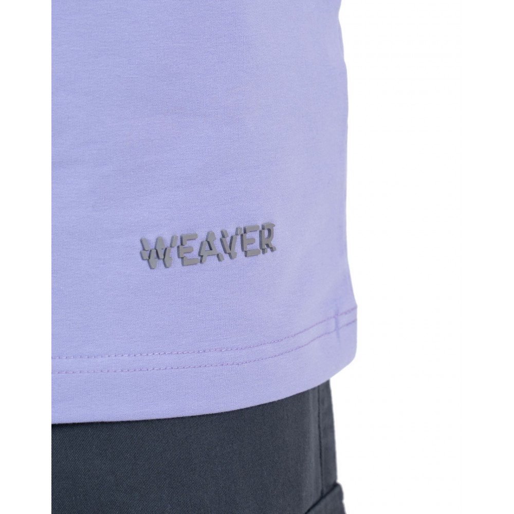 Plain T-shirt with zigzag logo - Light Purple