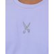 Plain T-shirt with zigzag logo - Light Purple