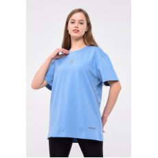 Plain T-shirt with zigzag logo - Baby Blue Plain T-shirt with zigzag logo - Baby Blue