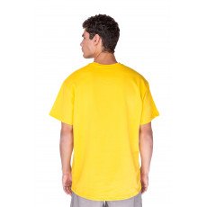 Plain T-shirt with zigzag logo - Yellow Plain T-shirt with zigzag logo - Yellow