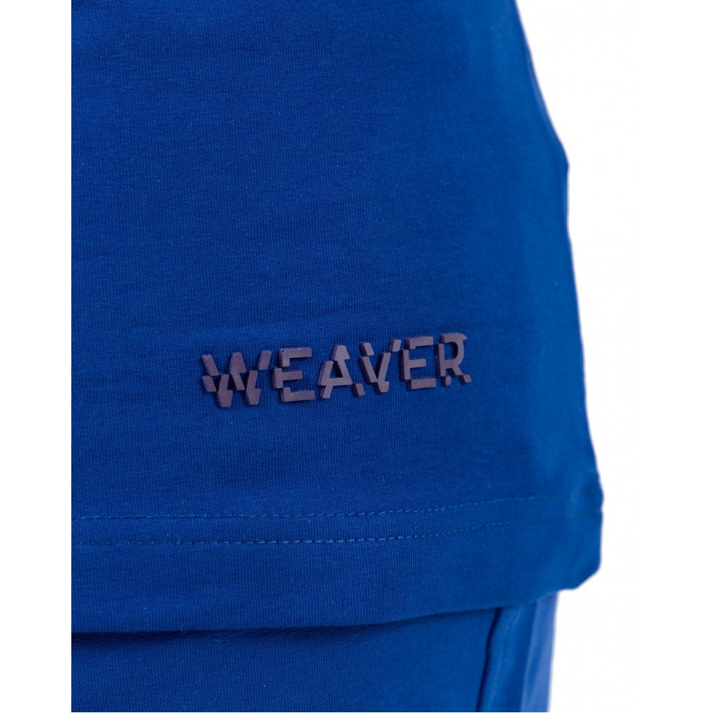 Plain T-shirt with zigzag logo - Blue