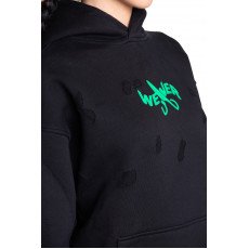 Slotted hoodie - Black 07