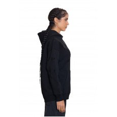 Slotted hoodie - Black 07