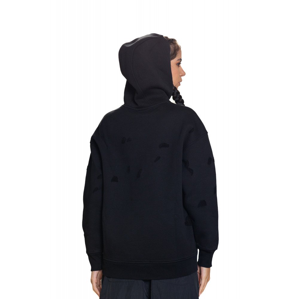Slotted hoodie - Black 07
