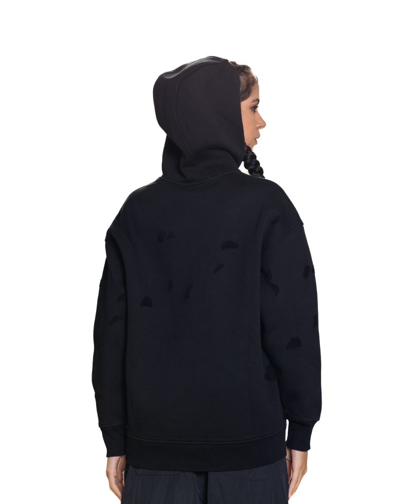 Slotted hoodie - Black 07