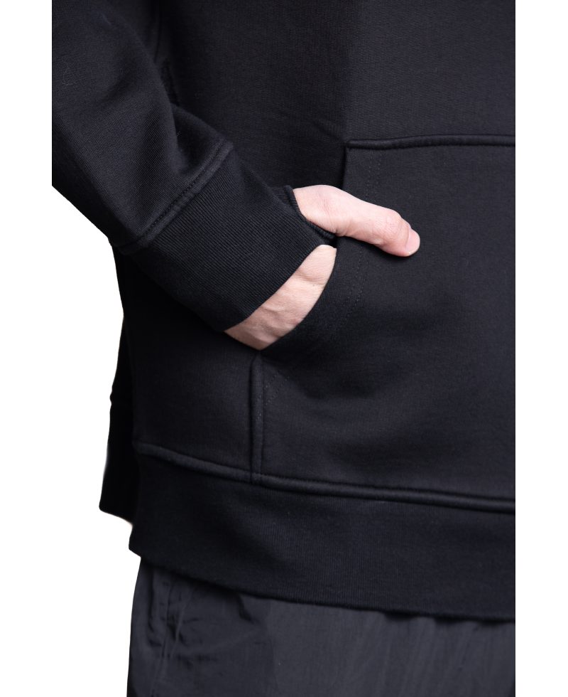 Slotted hoodie - Black 07
