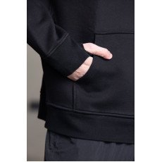 Slotted hoodie - Black 07