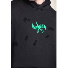 Slotted hoodie - Black 07