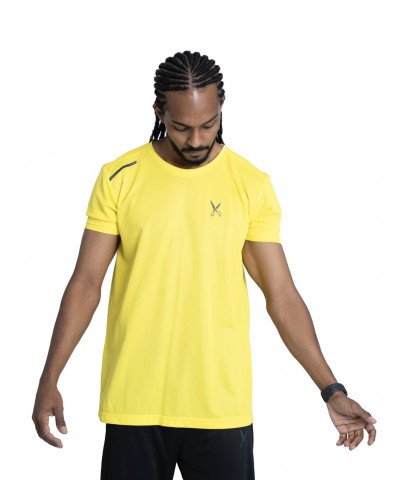 Men's sports t-shirt - Yellow