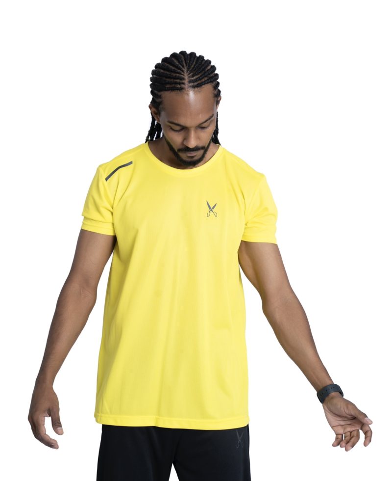 Men's sports t-shirt - Yellow Men's sports t-shirt - Yellow