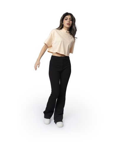 Women Crop top - Light Orange Women Crop top - Light Orange