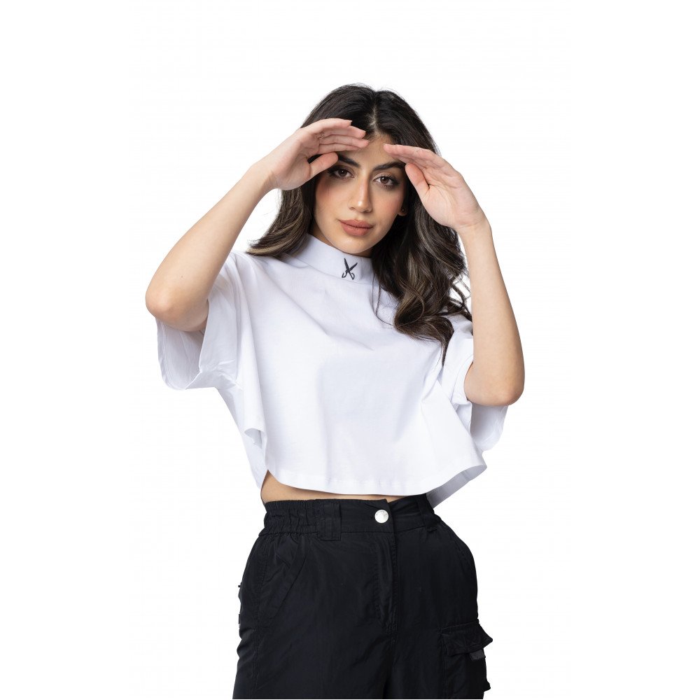 Women Crop top - White