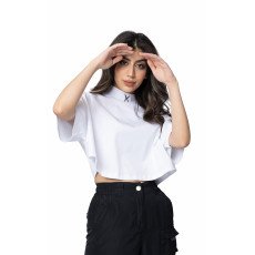 Women Crop top - White