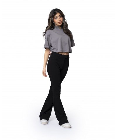 Women Crop top - Gray