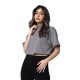 Women Crop top - Gray