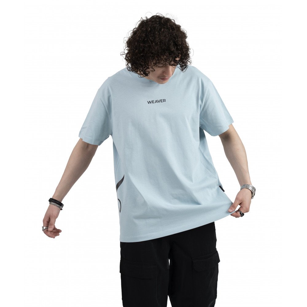 Scissors T-shirt - Baby blue