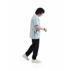 Scissors T-shirt - Baby blue