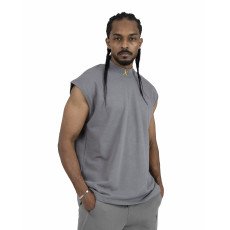 Plain Short Sleeve with Turtleneck - Grey