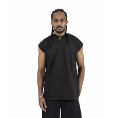 Plain Short Sleeve with Turtleneck - Black