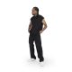 Plain Short Sleeve with Turtleneck - Black