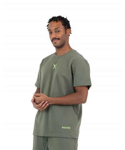 Plain T-shirt with zigzag logo - Oily