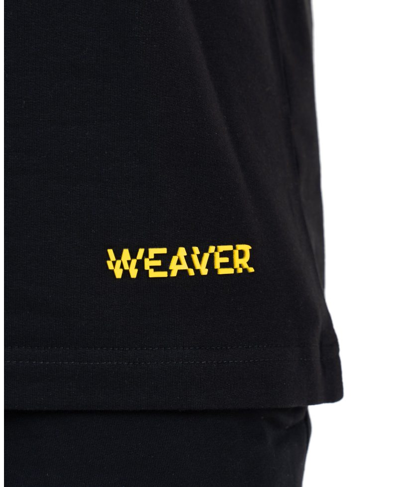 Plain T-shirt with zigzag logo - Black