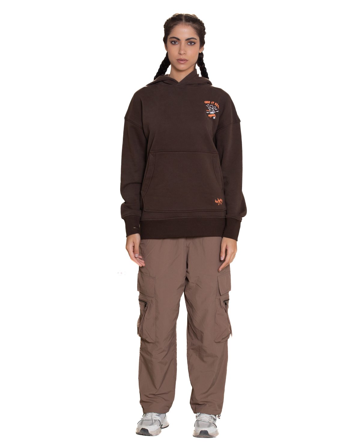 03 Casper hoodie - Brown
