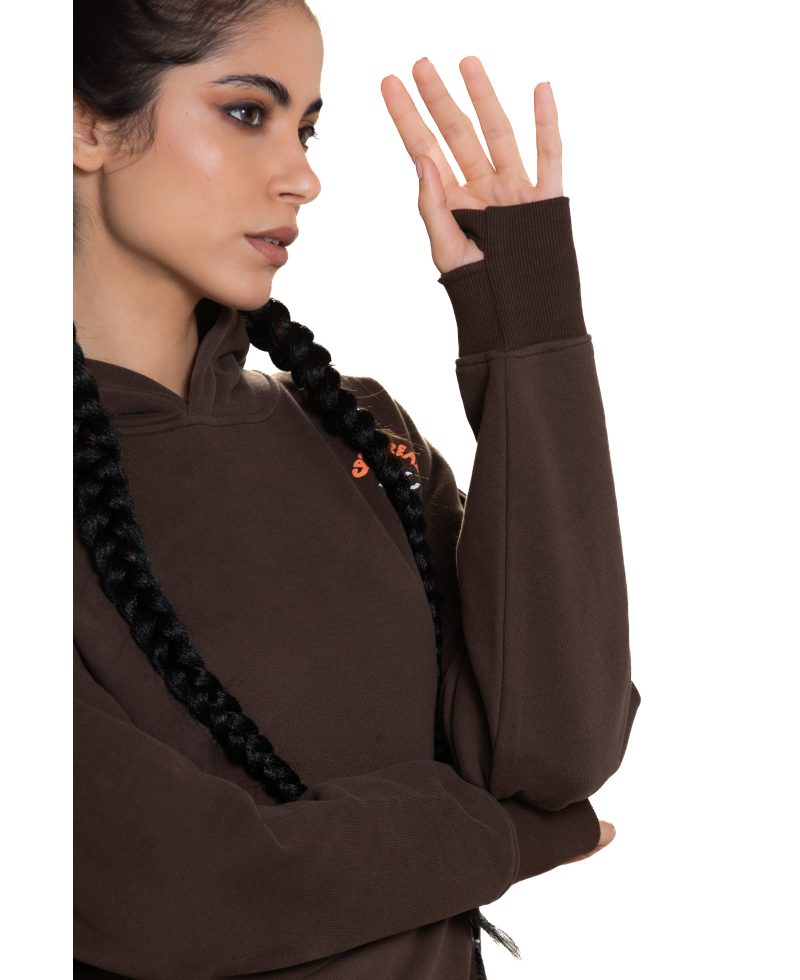 03 Casper hoodie - Brown