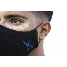 Mask - Blue Scissors